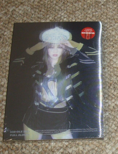 (G)I-DLE 2. vollständiges Album Ziel CD Set mit Postkarte & Fotokarte VERSIEGELT Q4