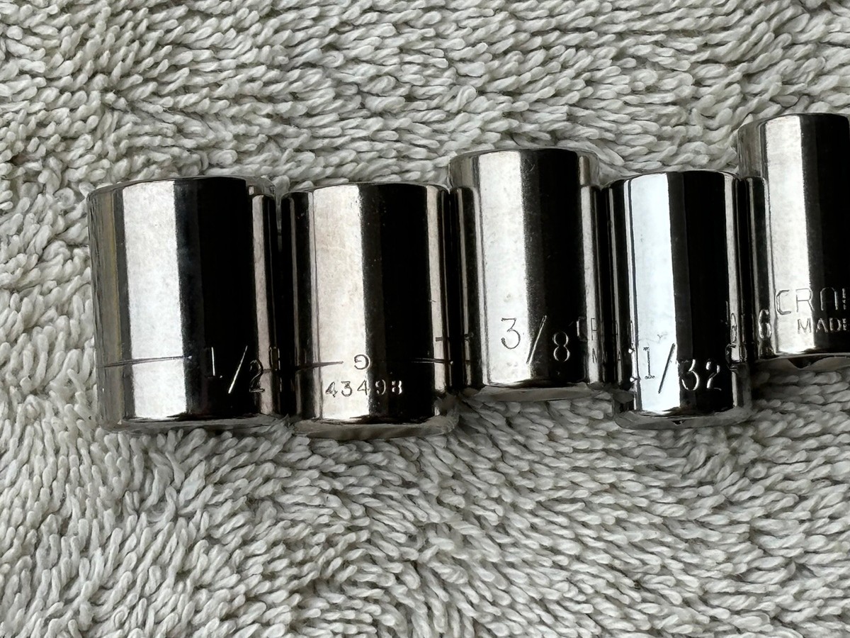 Vintage Craftsman 1/4” Ratchet & Socket Set Extensions Joint