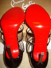 100% AUTHENTIC NEW WOMEN LOUBOUTIN MARINIERE 120 PATENT CAGE HEEL SANDALS US 9.5 — photo 8