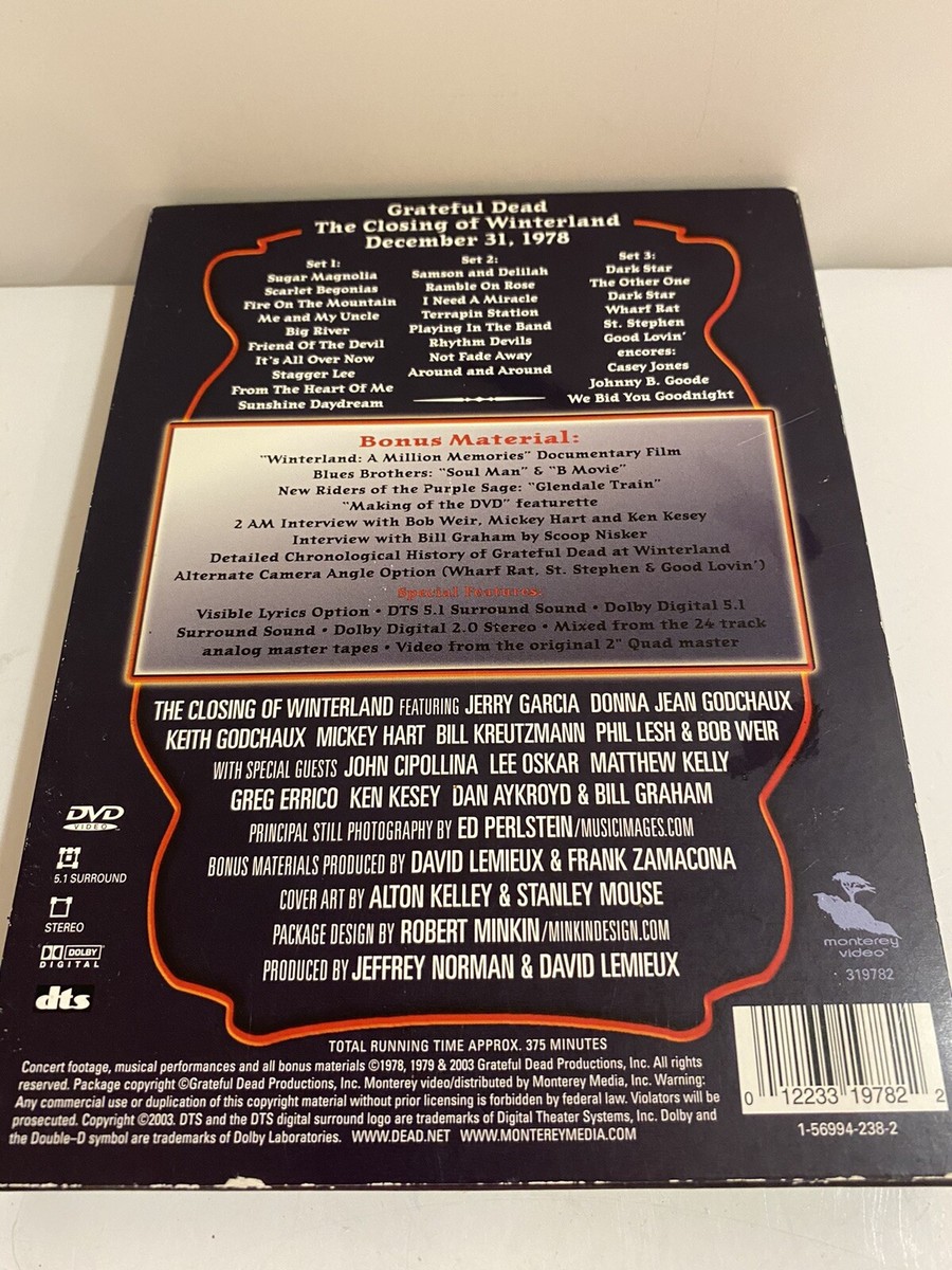 (未使用･未開封品)Closing of Winterland [DVD] Amazon.com: Grateful Dead - The Closing of Winterland [DVD] : The