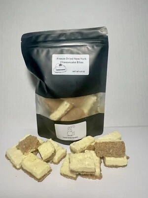 FREEZE DRIED FANATICS Freeze Dried Cheesecake Bites *New York Style* *4.5 Oz* Made Fresh Each Order
