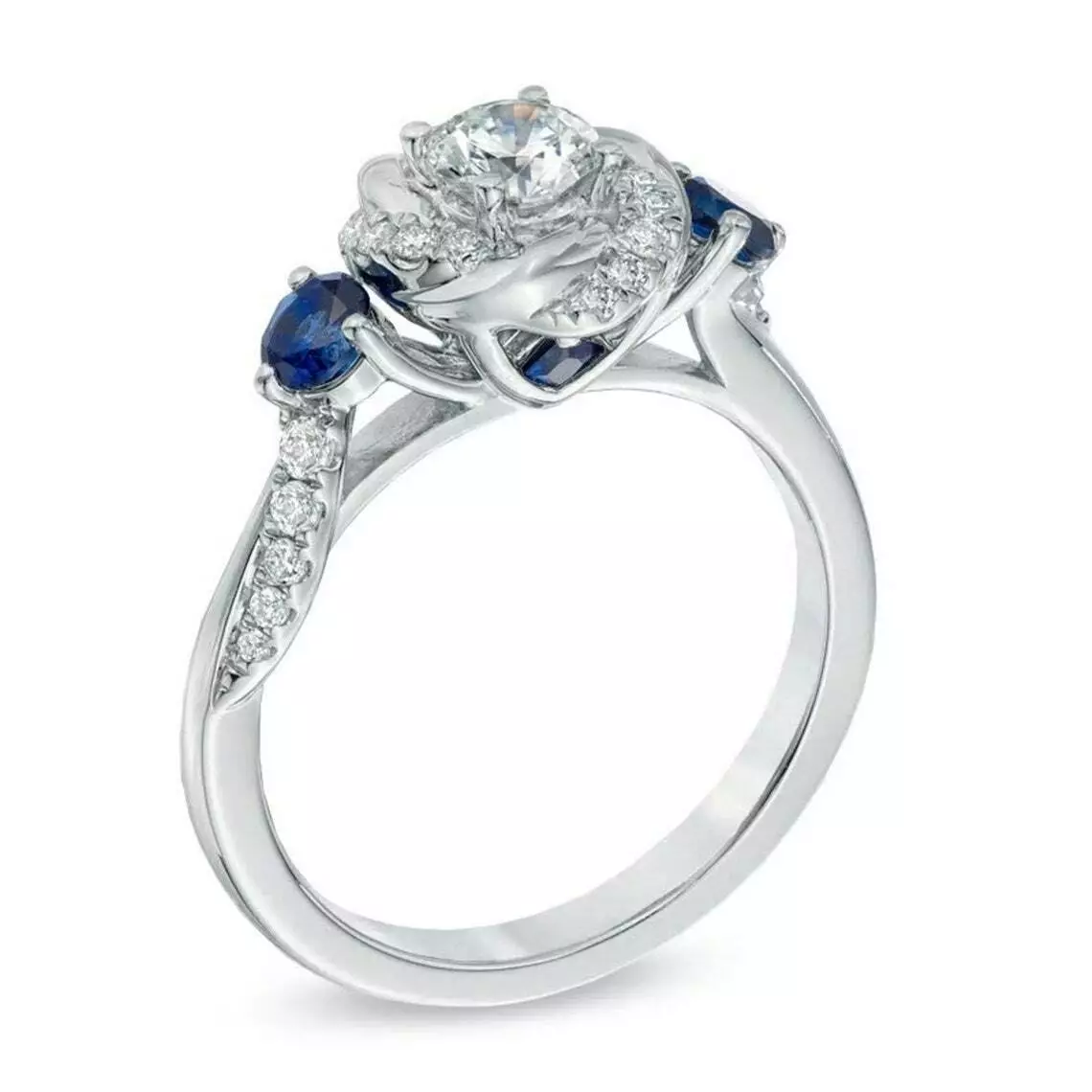 Vera wang wedding band sapphire sale