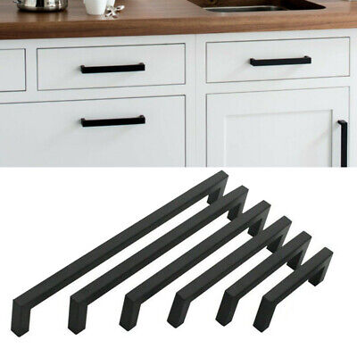 1* Cabinet Pulls Drawer Knobs Hidden Handles Steel Kitchen Cupboard