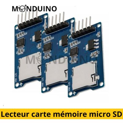 Carte Mere PC Module Lecteur Carte Micro SD / TF Card Pour Arduino - Marque Monduino Arduino Sd Card Reader - Foto 4