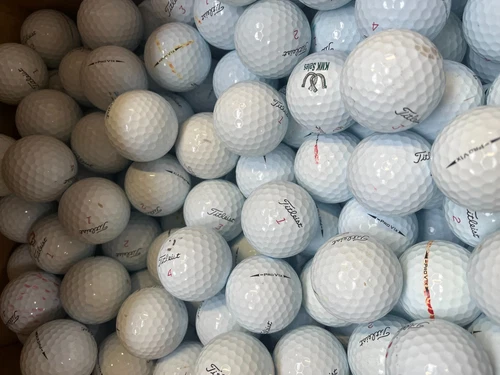 40 A GRADE QUALITY TITLEIST PRO V1X LEFT DASH LAKE GOLF BALLS