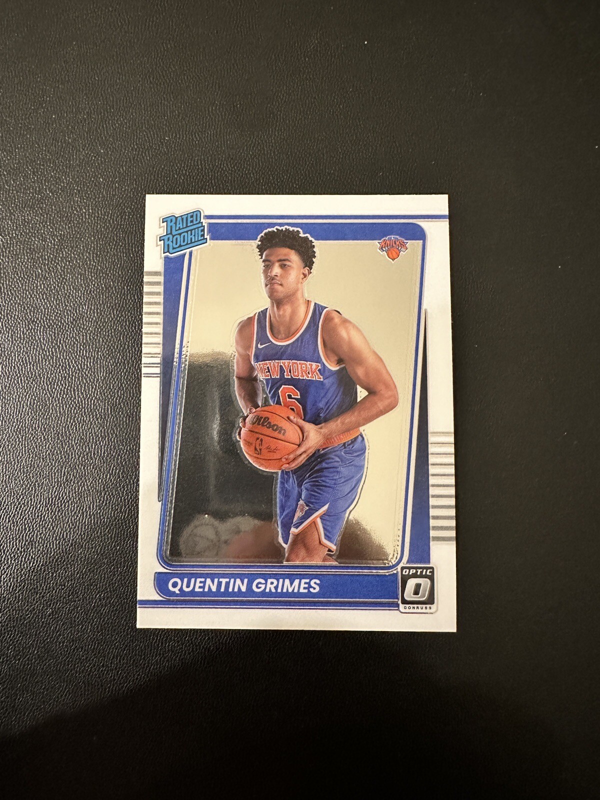 Quentin Grimes 2021-22 Donruss Optic #166 Rated Rookie RC New York Knicks