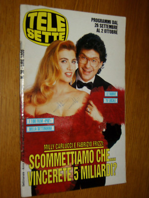 TELESETTE 1993/39=MILLY CARLUCCI=GABRIEL CORRADO=MARIA DE FILIPPI AMI=MURETTO=