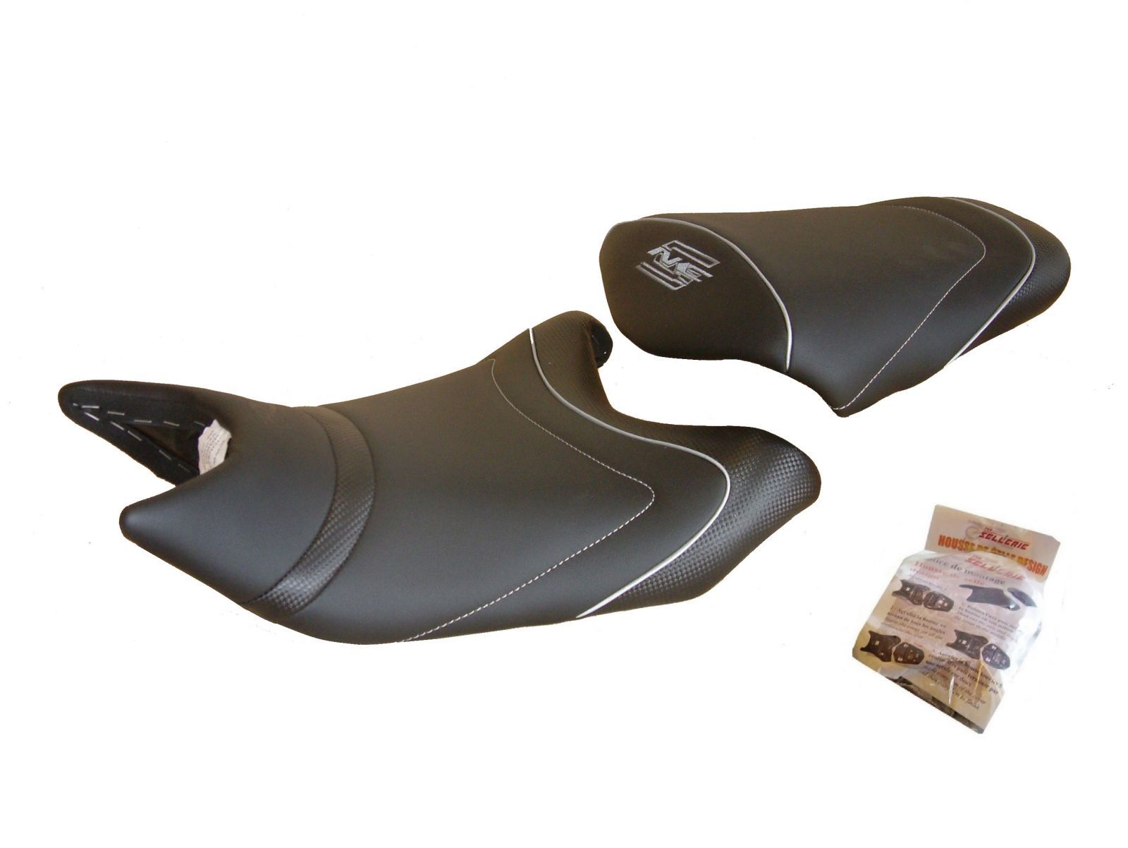 Housse de selle NC 750 S étanche Top Sellerie revêtement antidérapant noir