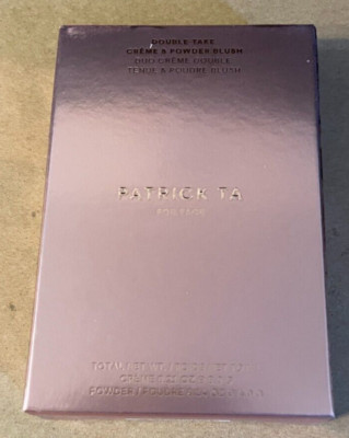 PATRICK TA Double Take Creme & Powder Blush Duo She's Flushed brand New In Box