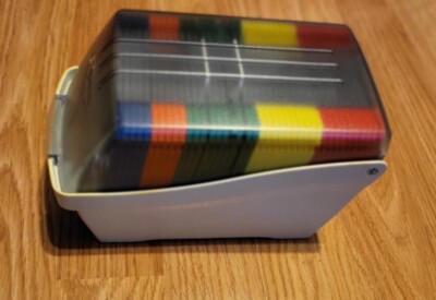 Imation Neon Diskettes 40 Pack IBM 2HD 3.5'' Floppy Disks with Case  New open box