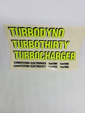 Competition Electronics Turbo Thirty Dyno Charger Decal Sticker Sheet RC10 T L 