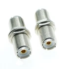 1Pcs UHF Female to UHF SO239 jack bulkhead RF mount Coaxial adapter connector
