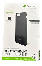 Evutec Serie AER Negro Carbono para iPhone 6s Plus, 6 Plus, 7 Plus u 8 Plus