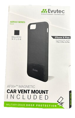 Evutec AER Series Karbon Black for iPhone 6s Plus, 6 Plus, 7 Plus, or 8 Plus