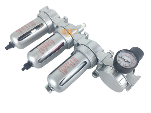 1/2 Zoll Mid Flow Inline Druckluftfilter Reinigungssystem 4 Stufen Auto Drain - Bild 3 von 5