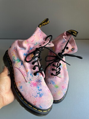 Dr. Martens Pascal Pink Tutti Frutti mid calf combat boots uk 5 eur 38 ...