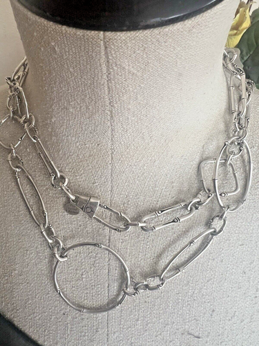 John Hardy This Planted Bamboos Sterling Necklace 36' - Picture 3 of 10
