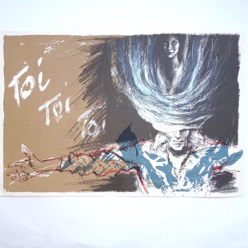 Léo Ferré Original Lithographie Toi Toi Toi von Jacques Pecnard 1922 2012 - Bild 12 von 12