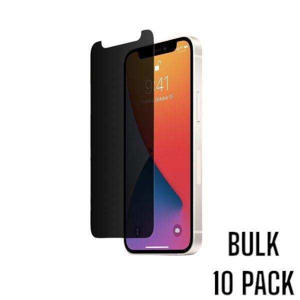 iPhone 15 Pro Max 15 Plus 16 Plus Privacy Screen Protector 10-Pack Bulk Tempered Glass-image