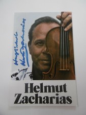 Helmut Zacharias Autogramm signed 9x13 cm Postkarte 