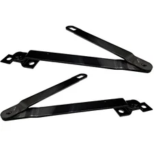 1964~1972 Ford Truck Tail Gate Linkage Support Styleside Painted Black 2PCS 3315