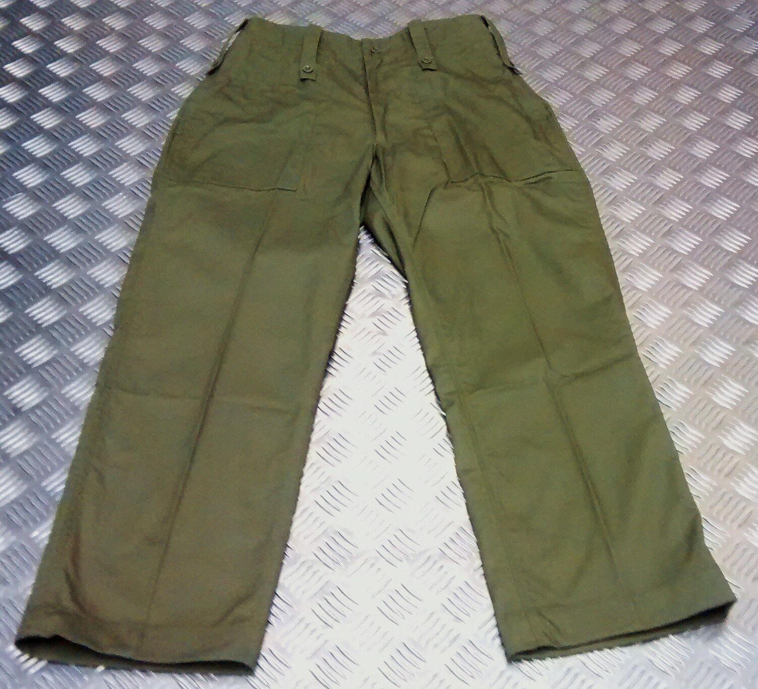 British Army Lightweight Combat / Fatigue Trousers L/W Green & Black - USED