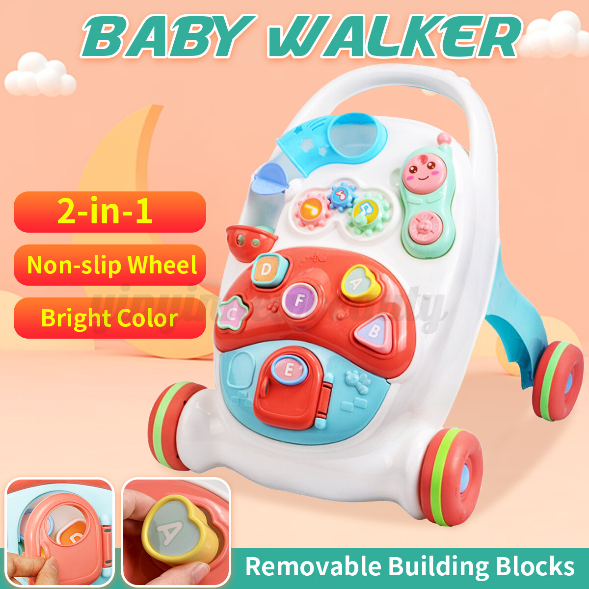 push walker 2 in 1