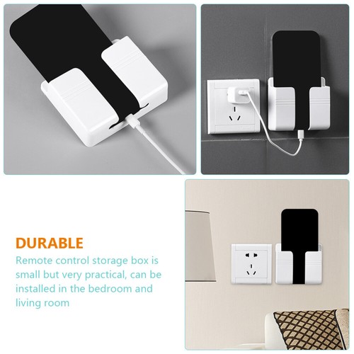 Set of 3 Wall-mounted Remote Control Storage Box Holder Cellphone - 第 8/12 張圖片