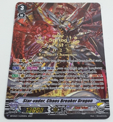 Bushiroad Cardfight Vanguard Star-vader, Chaos Breaker Dragon