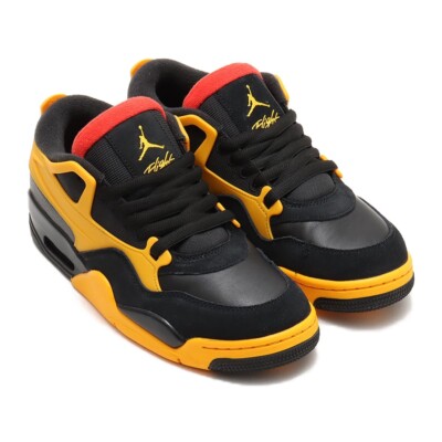 Air Jordan 4 retro ブラック/イエロー Nike Air Jordan 4 Black & Yellow Retro Thunder Size 8