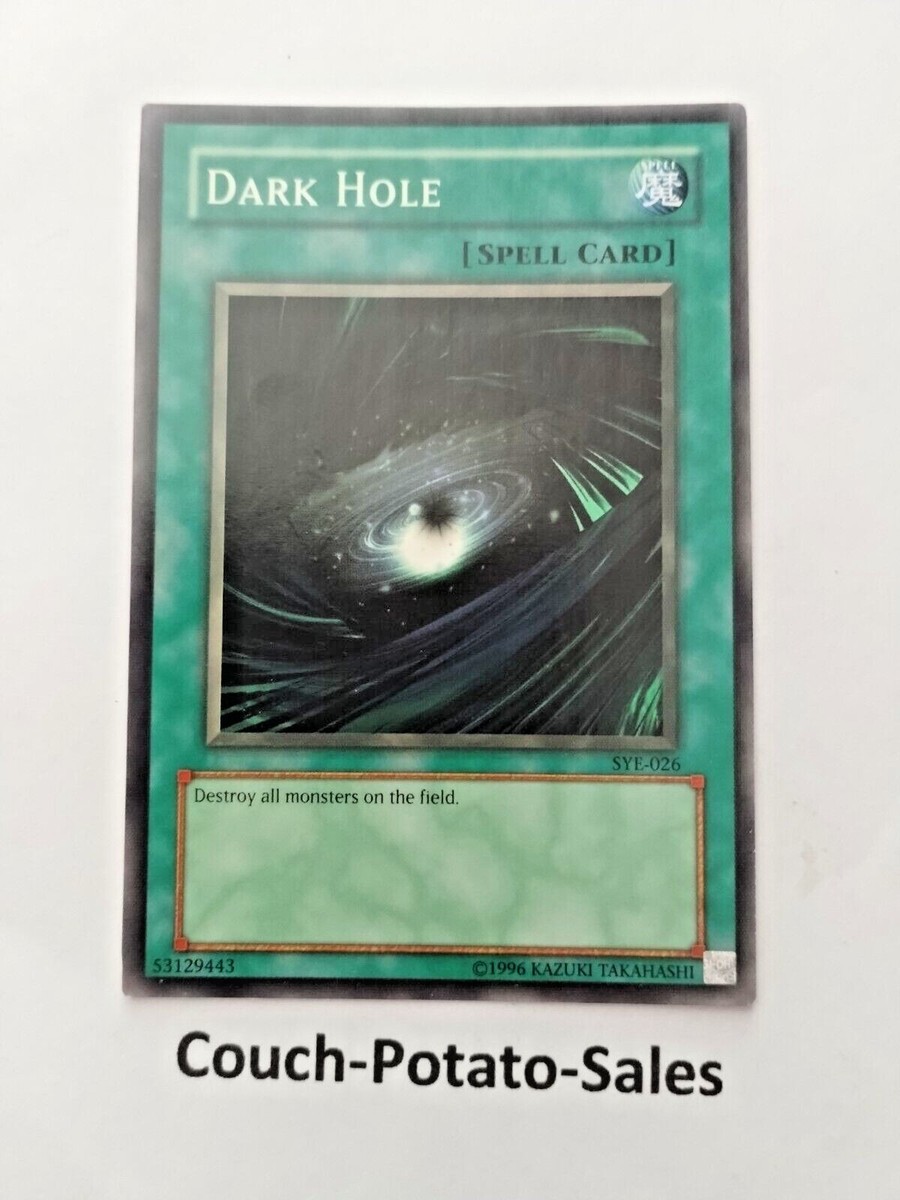 yugioh dark hole dragon deck Yu-Gi-Oh! - DB1-EN113 Super Rare YuGiOh Dark Hole Starter Deck