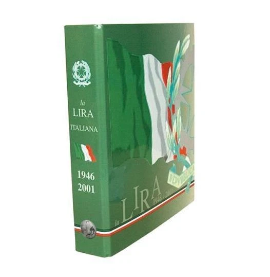 Master Phil Raccoglitore Album monete LIRA ECONOMICO COMPLETO con custodia