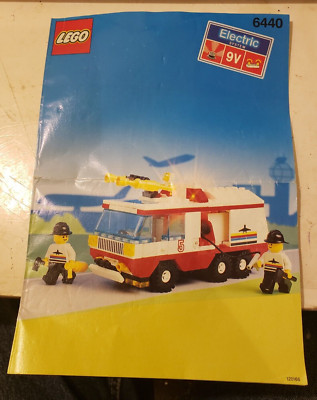 Lego Classic Town Airport 6440 Transport Fire Squad Building Toy 231