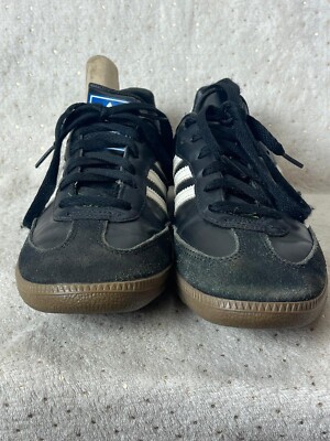 Adidas Samba Low Men's Size 5 G17100 Black White Gum Athletic Soccer Shoes  | eBay