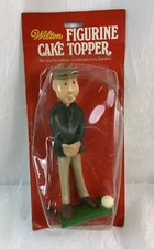 NIP - Vintage 1975 WILTON Hard Plastic Cake Topper Figure - GOLFER