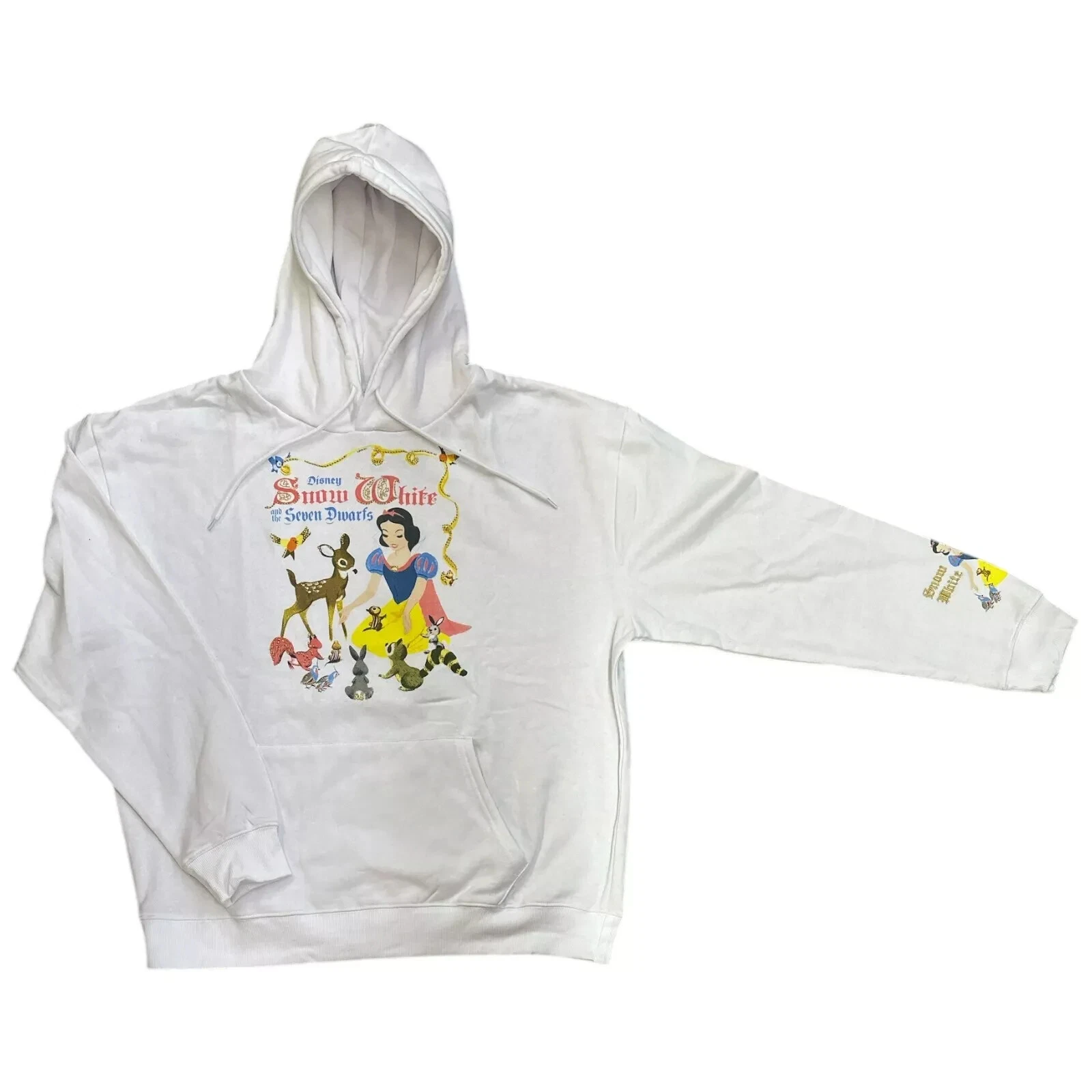 NWT Women's Character Embroidered Graphic Hoodie (Snw White, XS)