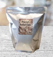 Regular Rolled Oats #5 ~Oatmeal ~ Bulk 3Lb Mylar Bags