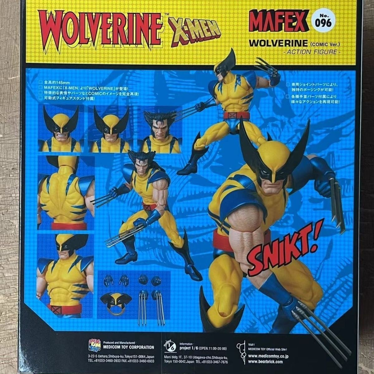 アメコミ MAFEX MARVEL 096 Wolverine X-MEN MAFEX No.096 Wolverine Comic Ver. X-MEN 6in Action Figure CT