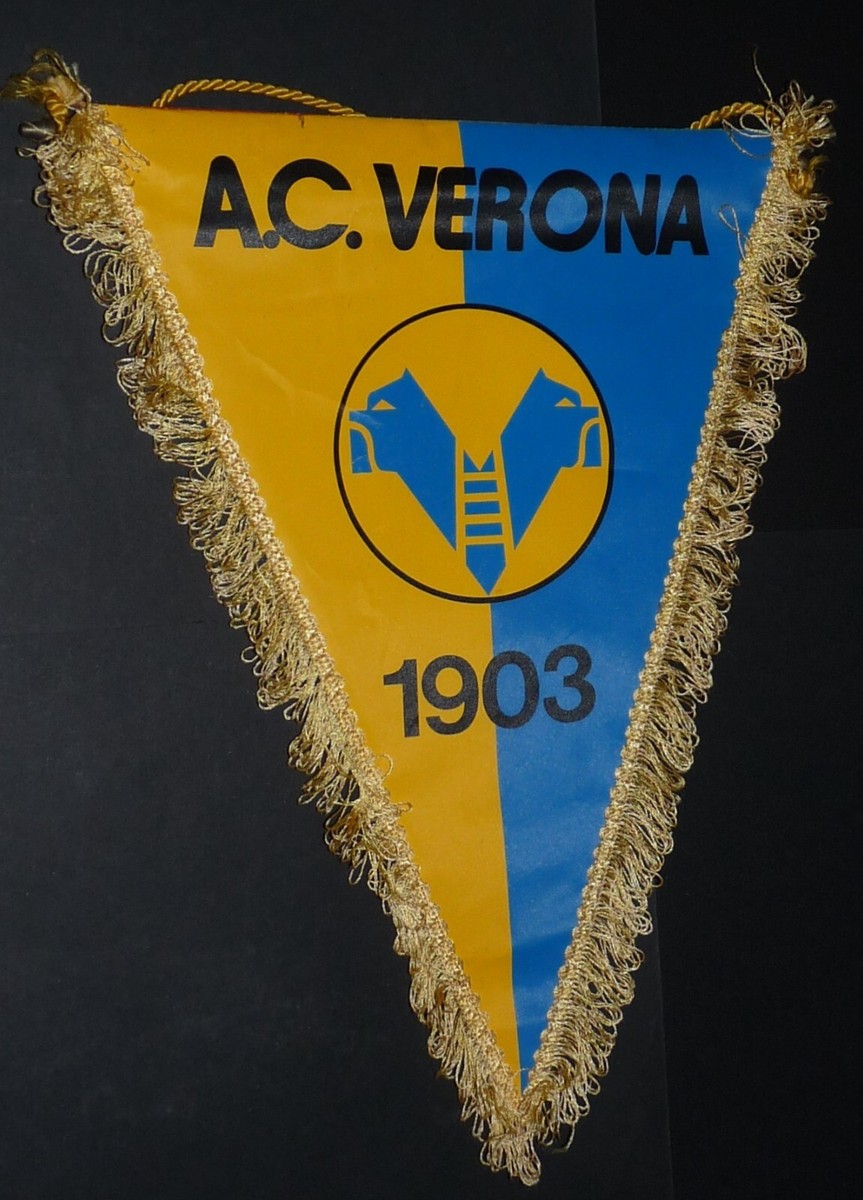 Fanion Hellas Verona - Drapeau De Supporter Football Italien