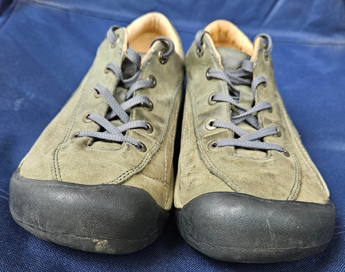 Scarpe da trekking Keen Toyah in pelle 53001 ubch verdi stringate comode 8 5 (gr)