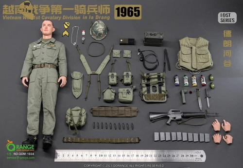 Figura 1/6 QORANGE QOTOYS QOM-1034 Guerra de Vietnam Ejército de los Estados Unidos 1ª División de Caballería - Imagen 2 de 22