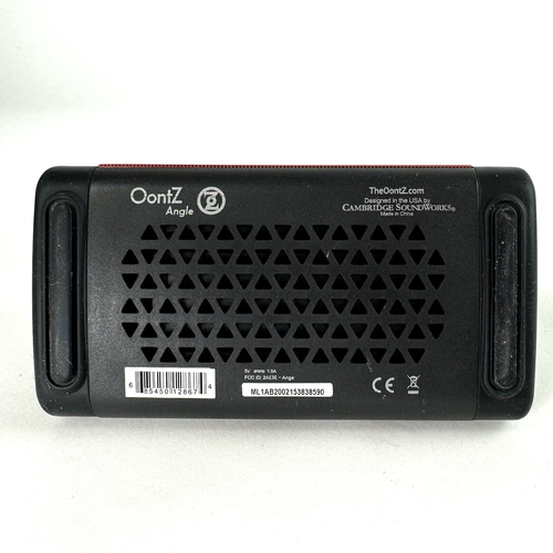 OontZ Angle Bluetooth Speaker Portable Wireless Waterproof Red 5.25" x 2.75" - Picture 9 of 11