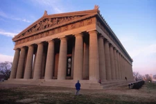 The Parthenon in Nashville Tennessee Photo Art Print Poster 18x12