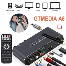 Long Range Bluetooth Transmitter Receiver Stereo Audio Adapter MIC w/APP Control