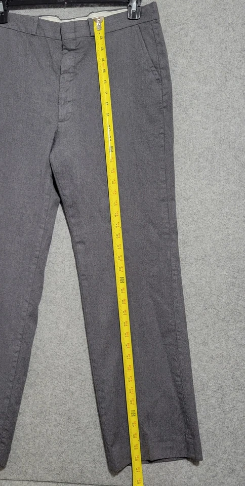 VTG WFF Farah Wool Blend Pants Mens  34x30 Gray Flat Front Dress Trousers 70s - Image 4 of 4