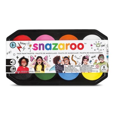 Snazaroo Farbpalette 8 x 18 ml