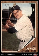 1962 Topps #110 Bill Skowron NRM Yankees COMMON VARIATION 1 - POOR