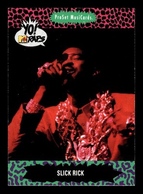 1991 Pro Set Yo! MTV Raps #71 Slick Rick