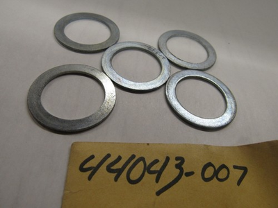 #ad NEW GENUINE KAWASAKI JT1 D1 NOS FORK SEAL WASHERS SOLD AS 5 44043 007 $11.96