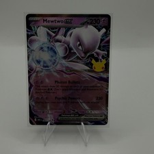 2026 Pokemon 30° Anniversario MEWTWO ex - Doppia Carta Holo Rara #64/128